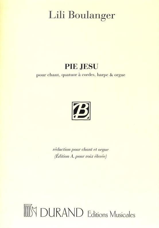 Pie Jesu, Pour Chant, Quatuor A Cordes,
